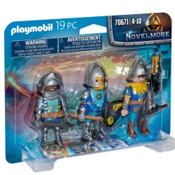 3 Chevaliers Novelmore Playmobil Novelmore 70671