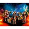 3 combattants Burnham Raiders Playmobil Novelmore 70672