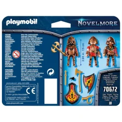 3 combattants Burnham Raiders Playmobil Novelmore 70672