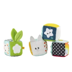 4 cubes multi-activités Sophie la girafe