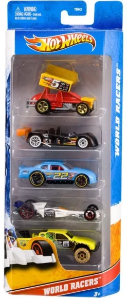 5 petites voitures Hot Wheels