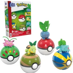 4 POKEMON PLANTE A CONSTRUIRE - MEGA