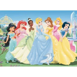 2 puzzles 24 pièces Princesses réunies