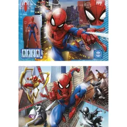 2 puzzles 60 pièces Supercolor Spider-Man