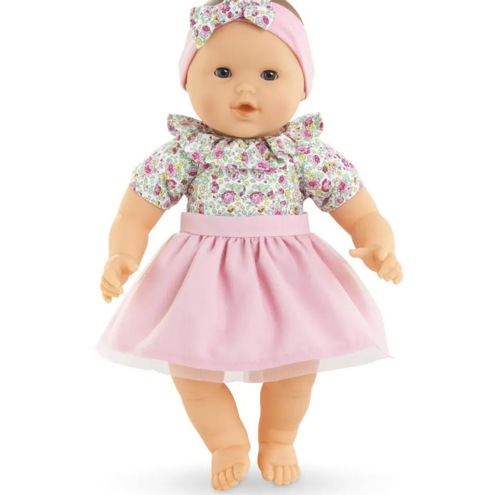 Adorable grand poupon Corolle Jardin en fleurs 36 cm
