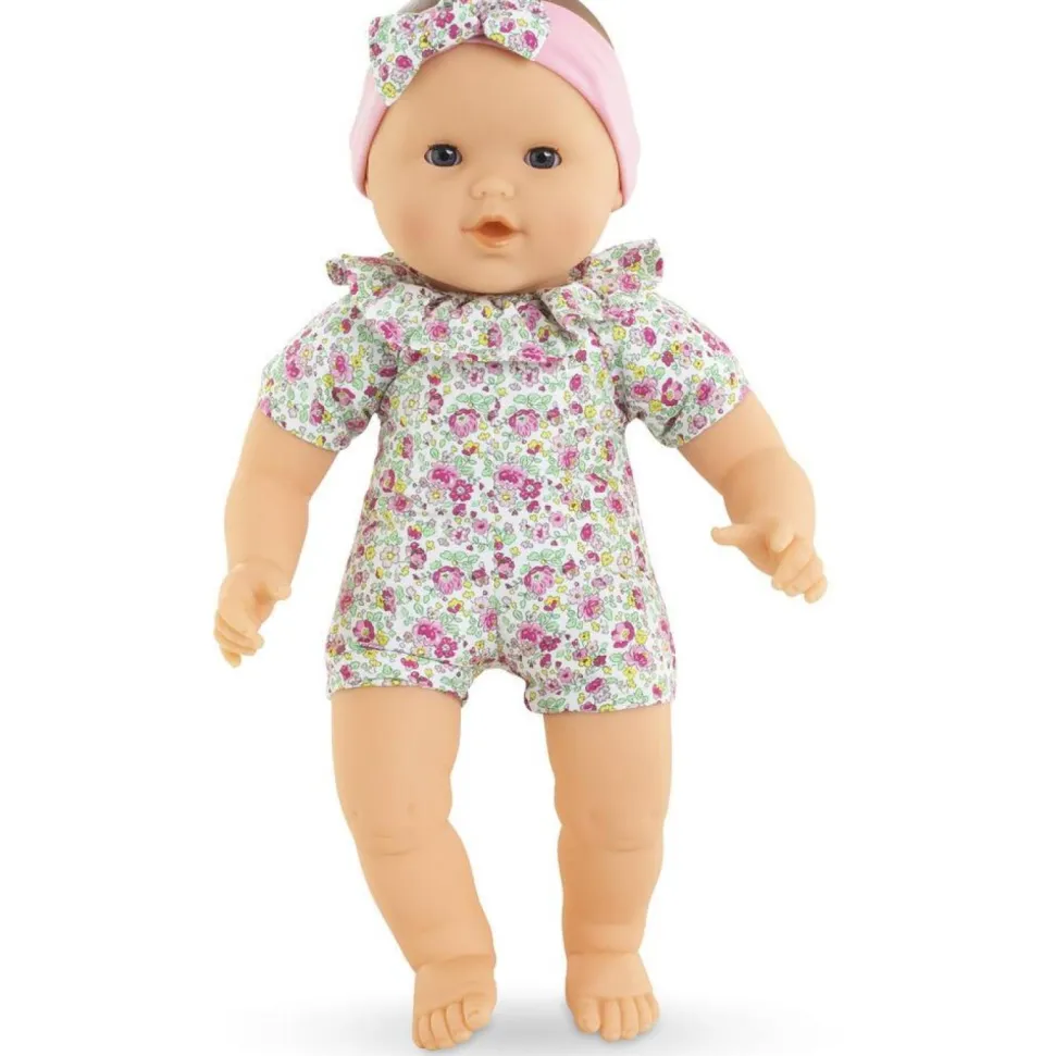 Adorable grand poupon Corolle Jardin en fleurs 36 cm