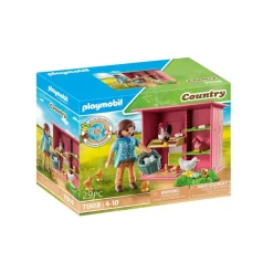 Agricultrice et poulailler Playmobil Country 71308