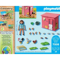 Agricultrice et poulailler Playmobil Country 71308