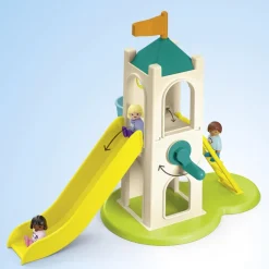 Aire de jeu avec toboggan géant Playmobil Junior 71703