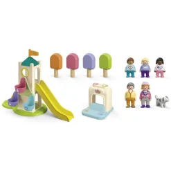 Aire de jeu avec toboggan géant Playmobil Junior 71703