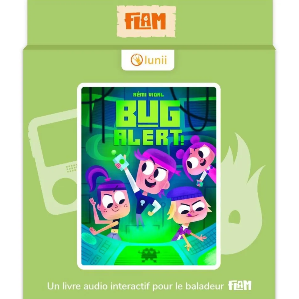 Album Flam, livre audio Bug Alert