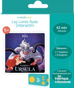 Album Lunii - Livre audio La Petite Sirène échappe à Ursula - Disney Vilains