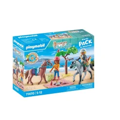 Amélia et Ben avec chevaux - Playmobil Horses of Waterfall 71470