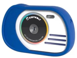 Appareil Photo Kidywolf Étanche 8mp Avec Mémoire De 16gb - Bleu