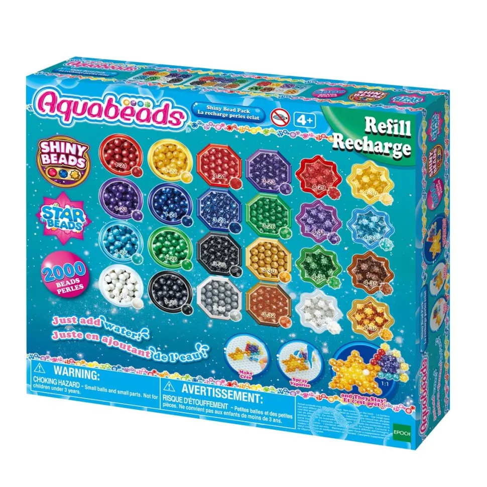 Aquabeads : recharge perles éclats