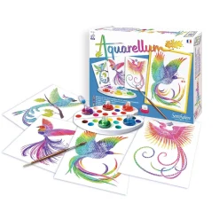 Aquarellum junior : oiseau du paradis