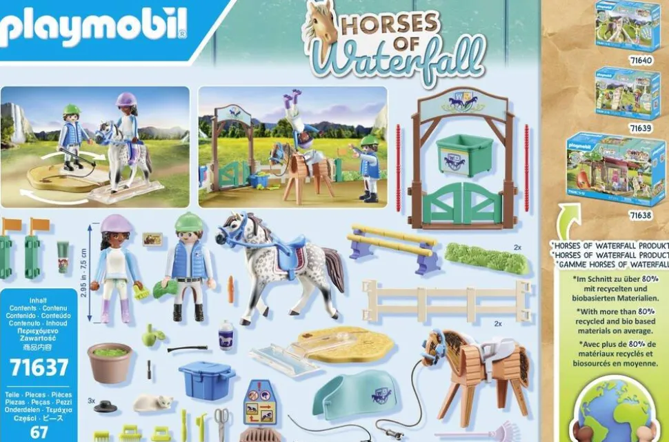 Arène d'équitation - Playmobil Horses of the Waterfall 71637