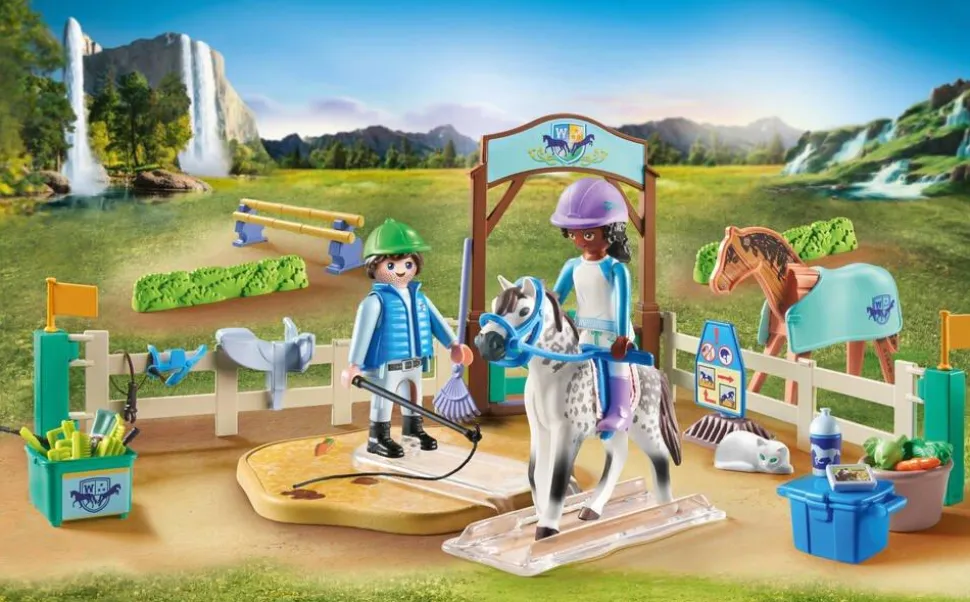 Arène d'équitation - Playmobil Horses of the Waterfall 71637