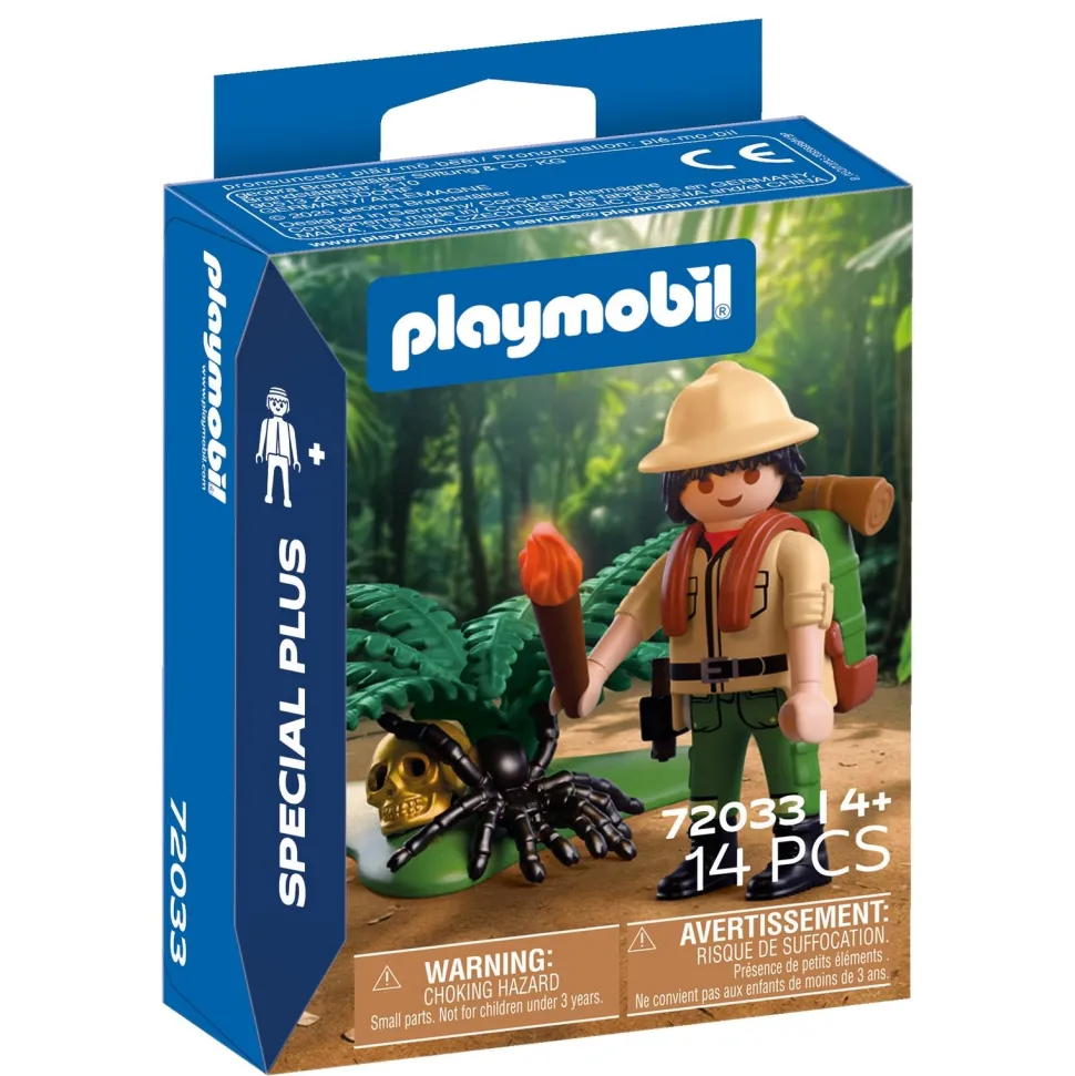 Aventurier & araignée Playmobil Spécial Plus 72033