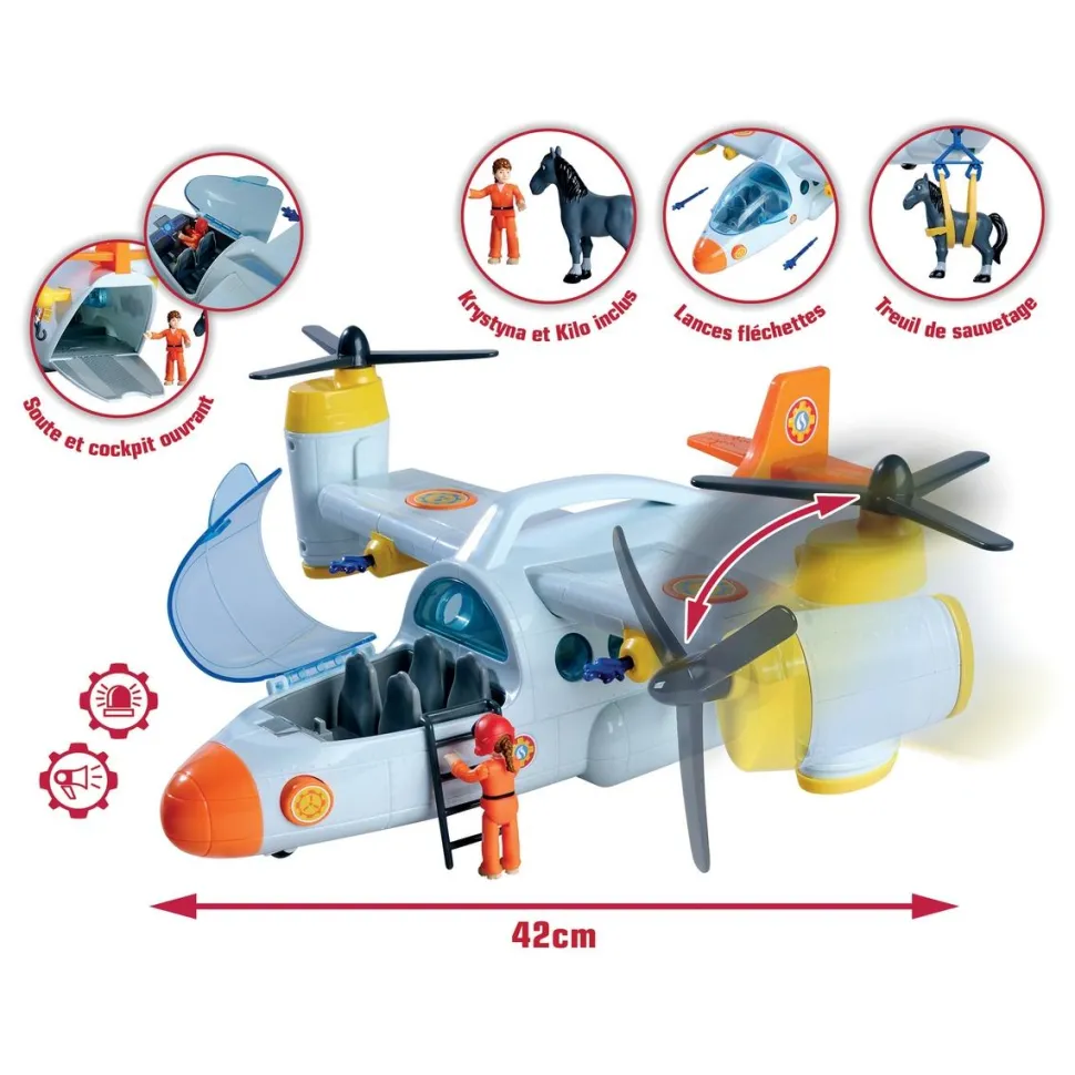 Avion de sauvetage Sam le Pompier