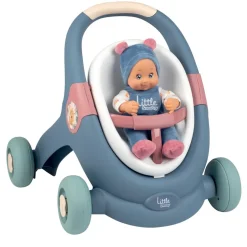Baby Walker 3 en 1 et poupon Little Smoby