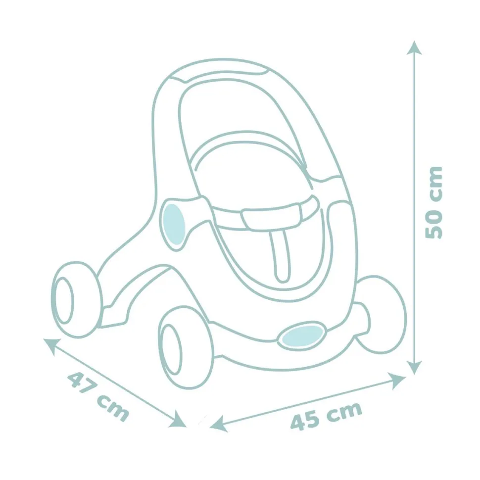Baby Walker 3 en 1 et poupon Little Smoby