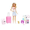 Barbie - Coffret poupée Malibu en Voyage