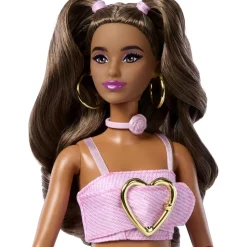 Barbie deluxe style tenue rose cœur
