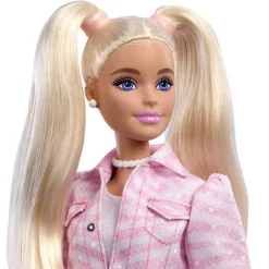 Barbie deluxe style tenue tailleur rose zèbré