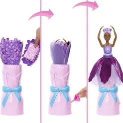 Barbie Petale Pop Surprise Marguerite Mauve