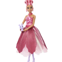 Barbie Petale Pop Surprise Rose Rouge