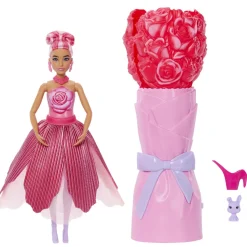 Barbie Petale Pop Surprise Rose Rouge