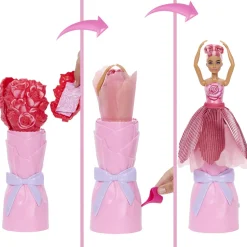 Barbie Petale Pop Surprise Rose Rouge