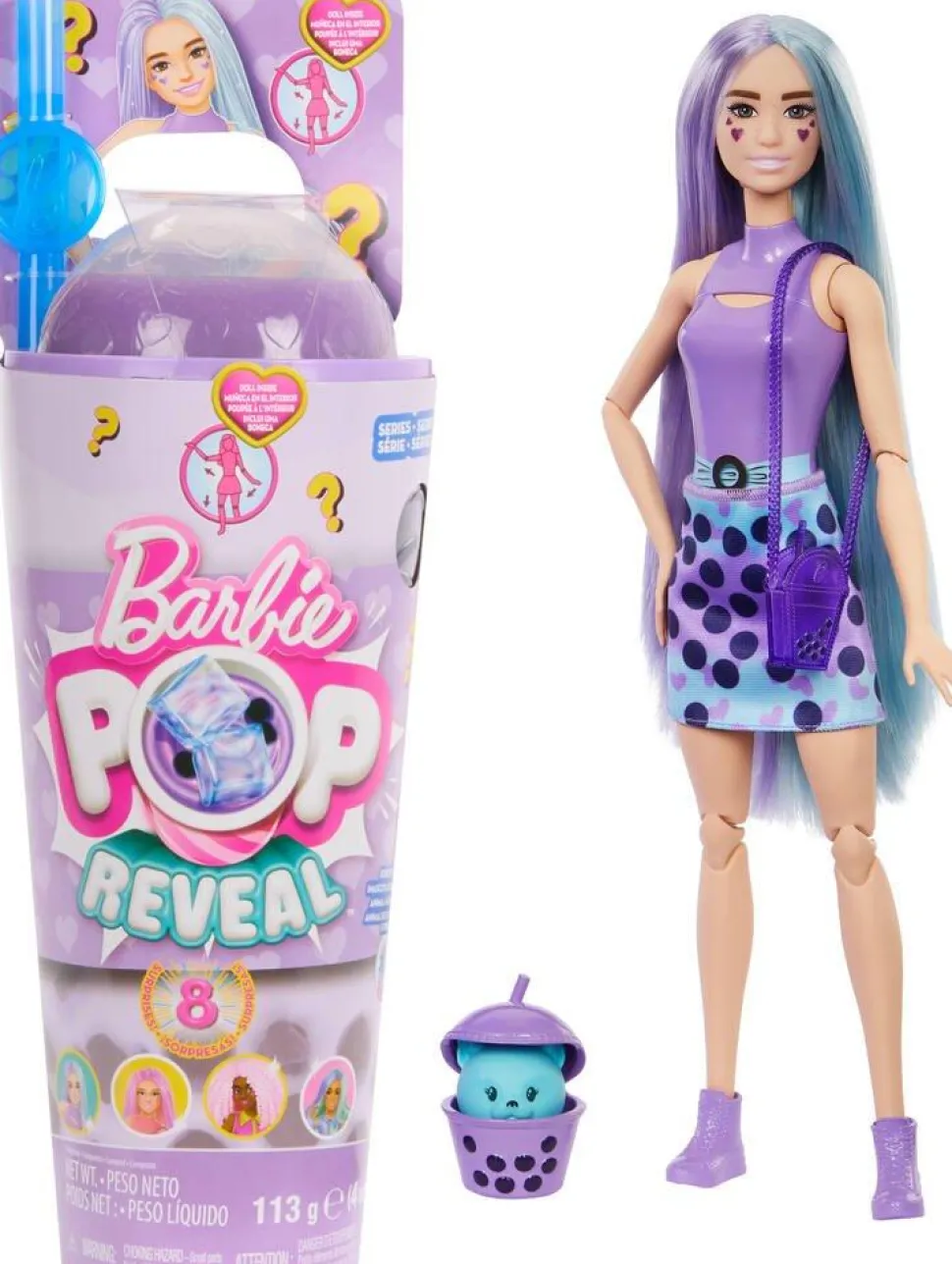 Barbie Pop Reveal Bubble Lait
