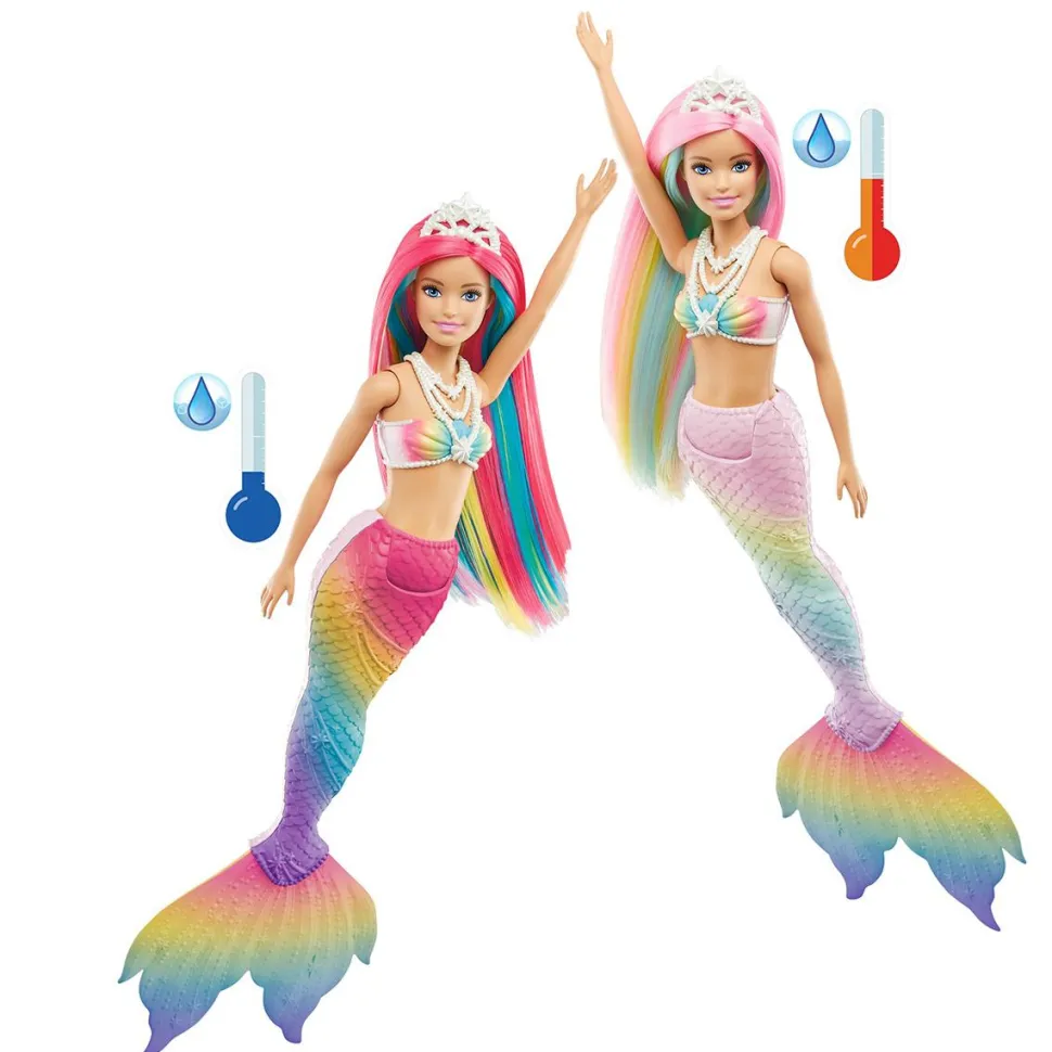 Barbie sirène magique arc-en-ciel