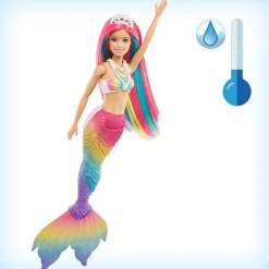 Barbie sirène magique arc-en-ciel