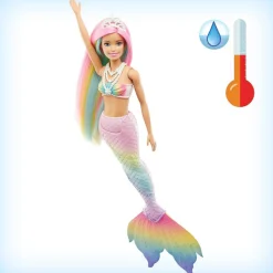 Barbie sirène magique arc-en-ciel