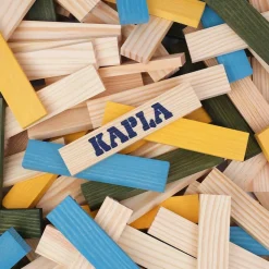 Baril Kapla 120 pièces nature et couleurs jaune vert bleu