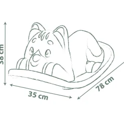 Bascule chat bleu - Smoby Life