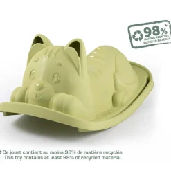 Bascule chat vert Smoby life
