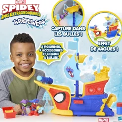 Bateau de pirates à bulles - Spidey Waterwebs