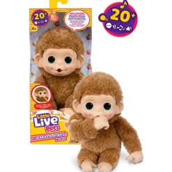 Bébé singe caramel interactif - Little live Pets