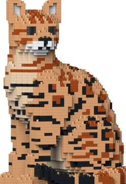 Bengal 4 En 1 Brun Bloc de Construction Jekca