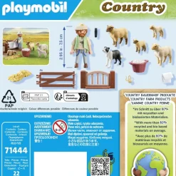 Berger avec moutons Playmobil Country 71444