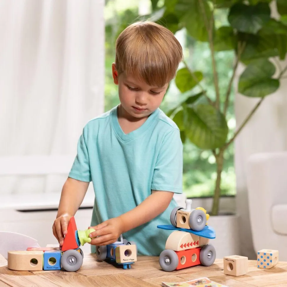 Blockables 54 pièces Les véhicules - Melissa & Doug