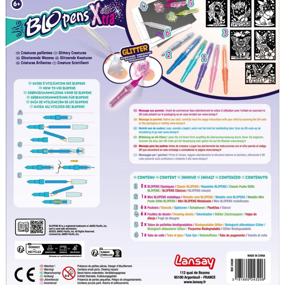 Blopens X TRA Créatures paillettees
