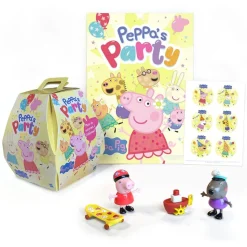 Boite Surprise Peppa Pig avec figurines, stickers et poster