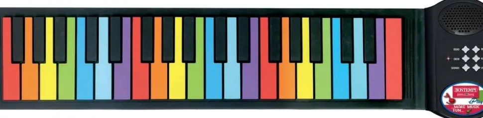 Bontempi - Clavier Coloré 37 Touches Roll Up