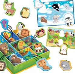Boîte Montessori Baby Avec 67 Pièces Et Compartiments