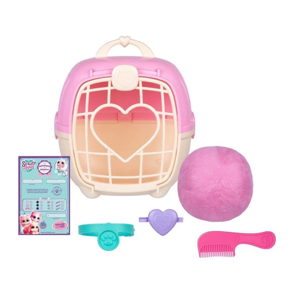 Boule de poils rose - Scruff a luvs